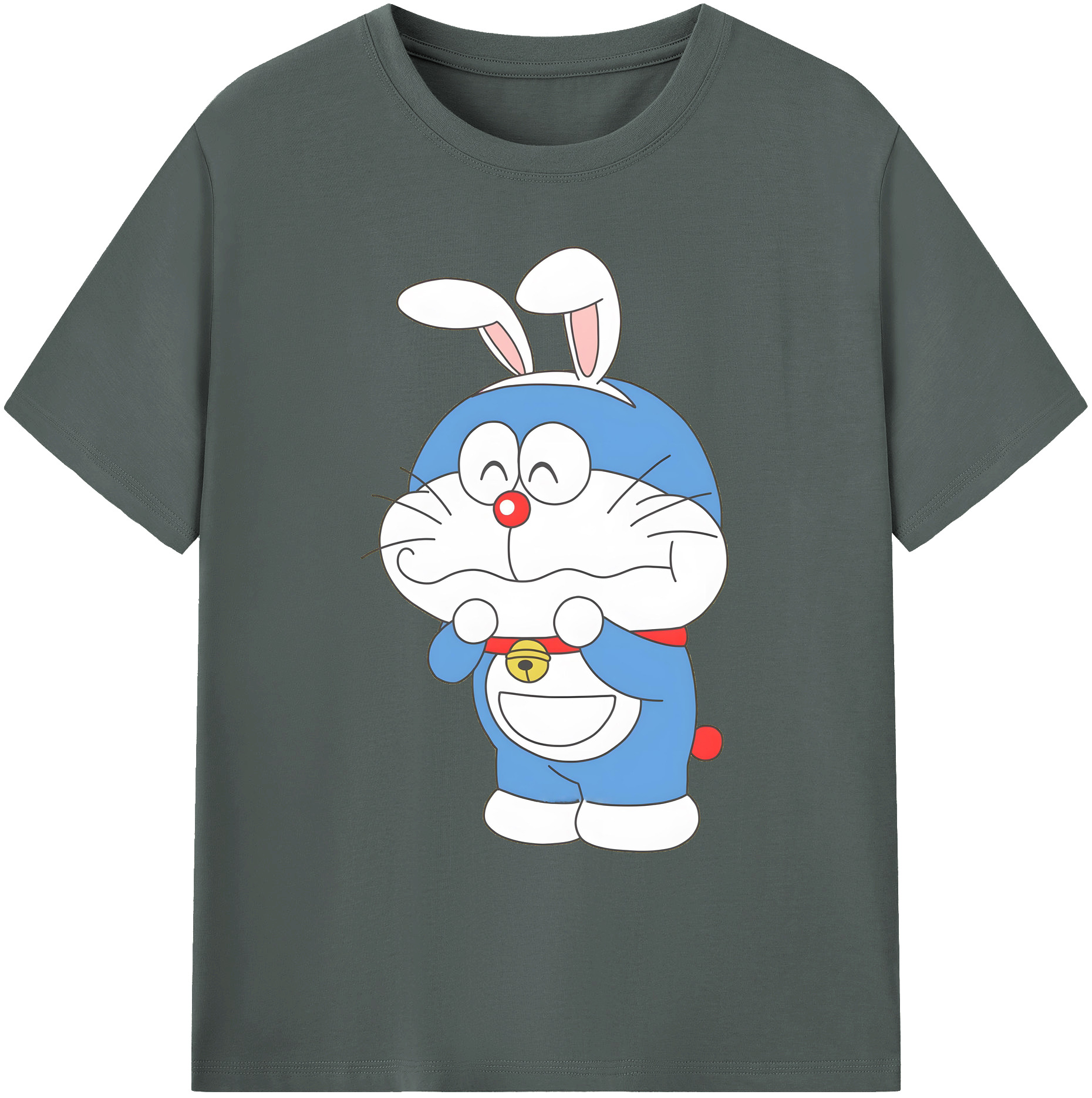 （画像用） ドラえもん Doraemon 綿100％ メンズ半袖Tシャツ｜肌触りやわらか＆通気性